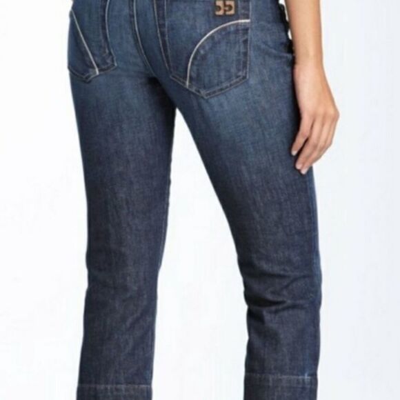 💜Anthropogie Joe's Jeans Socialite Kennedy Cuffed Capri Jeans Size 10/30 - Picture 3 of 12